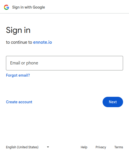 Social Login Page