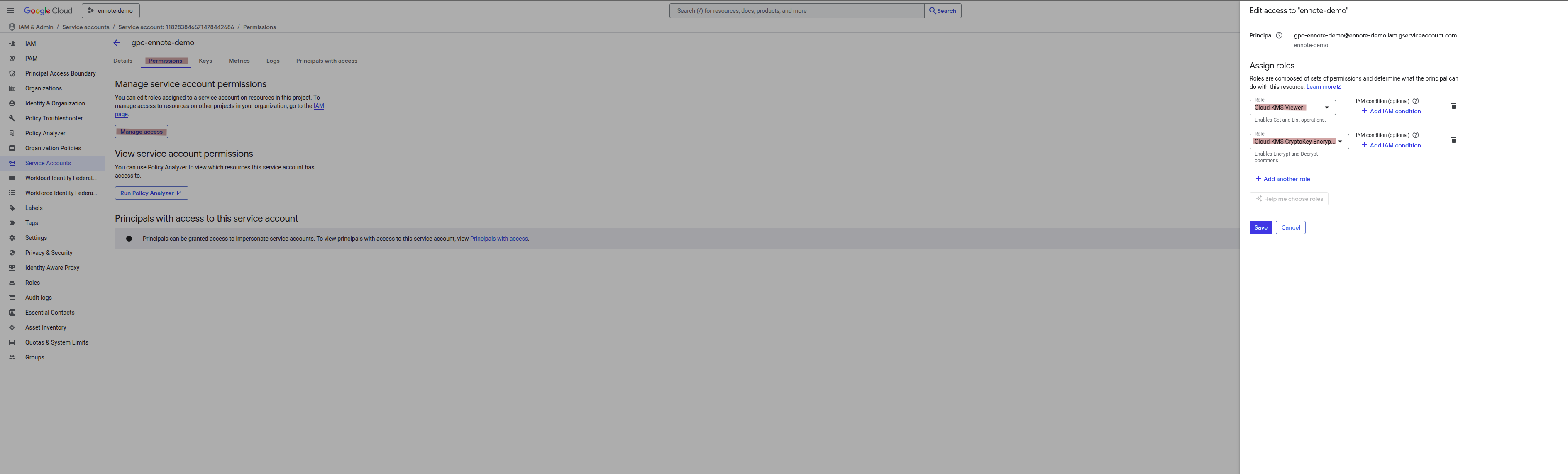 Granting IAM Permissions