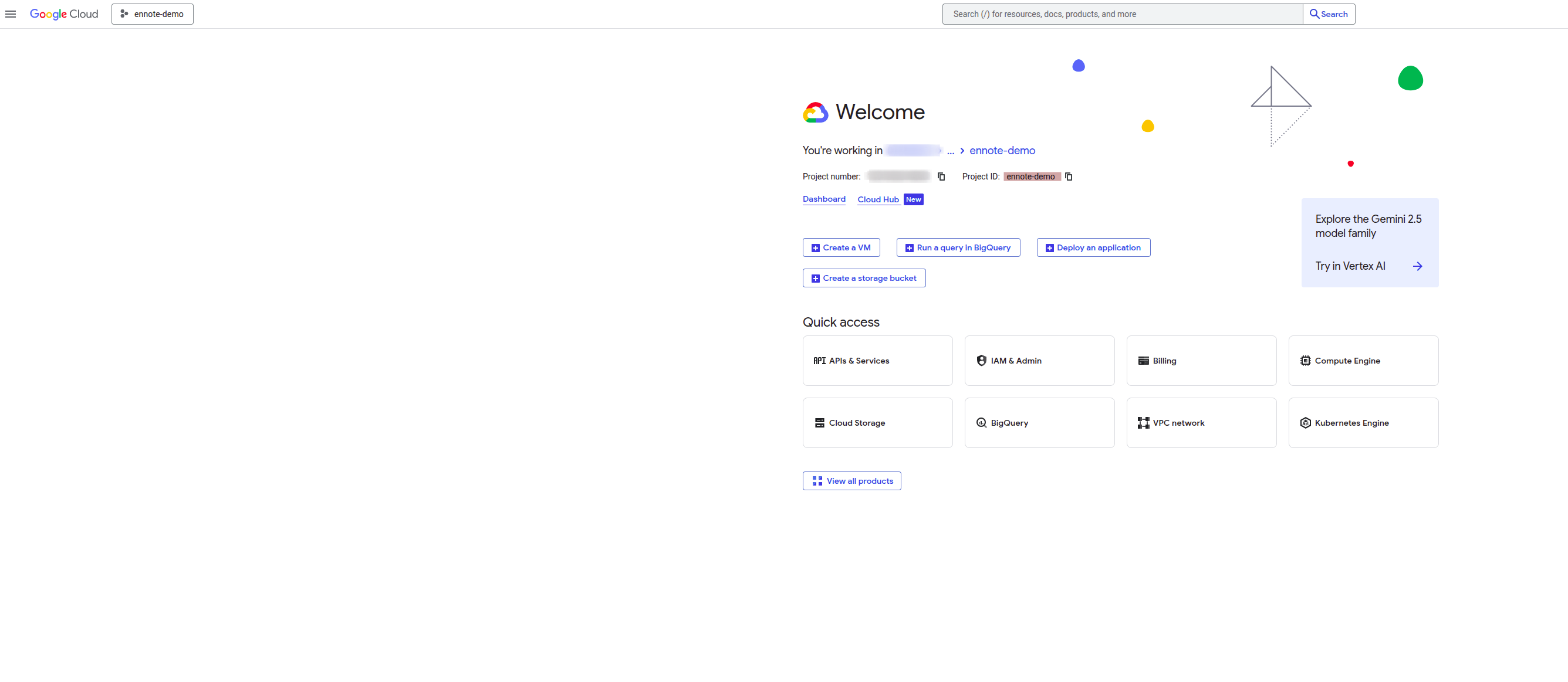 GCP Project ID: