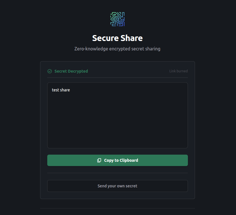 secret share version